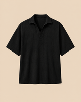 Blanc Ribbed Polo