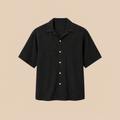 BLANC Linen Shirt — Black