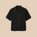 BLANC Linen Shirt — Black
