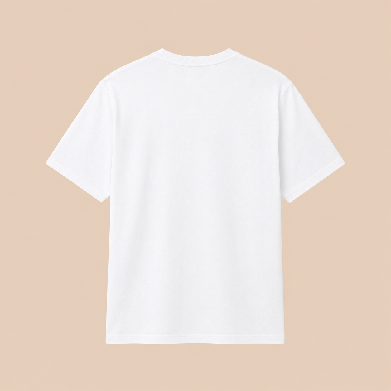 BLANC Women's Basic Tee White — product back