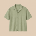 Blanc Linen Shirt Sage Green