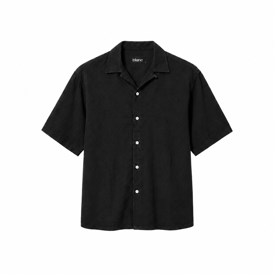 Linen Shirt — Black