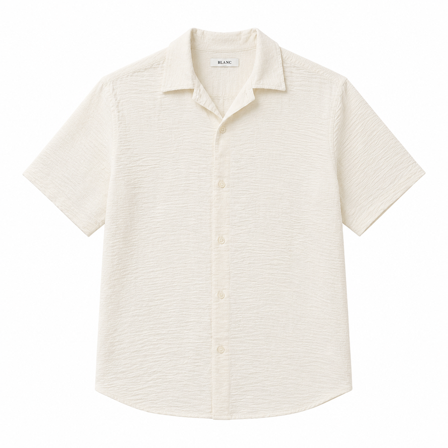 Linen Shirt — Off White