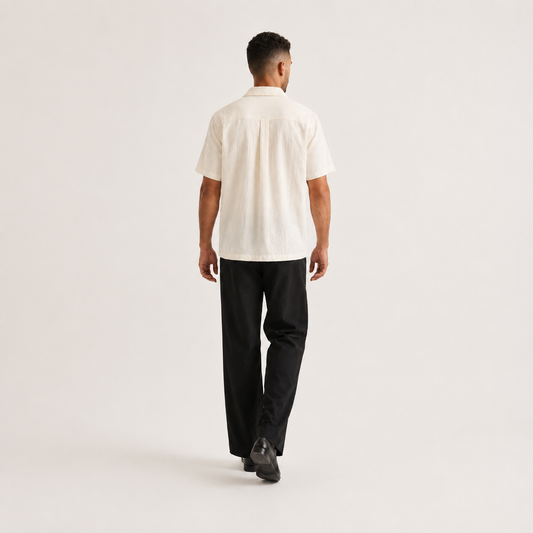 BLANC Linen Shirt — Off White