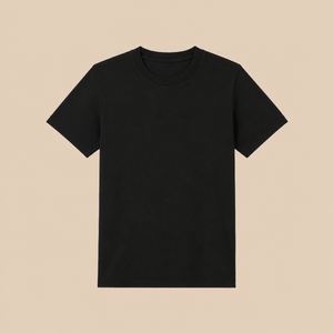 BLANC Women's Basic Tee Black — product shot
