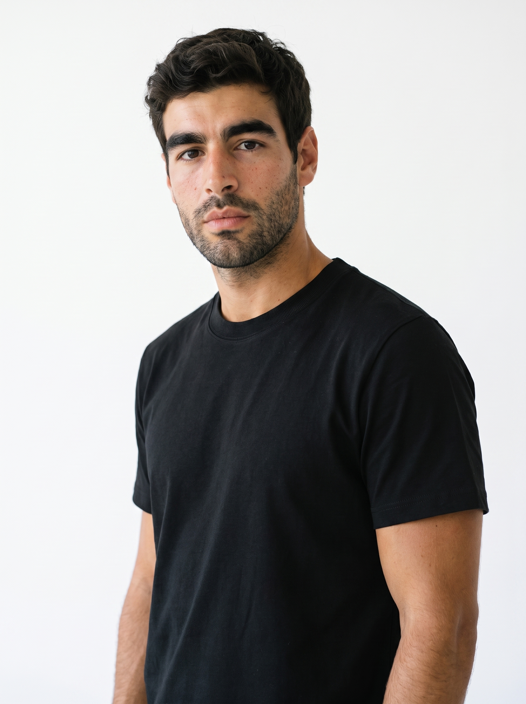 BLANC Unisex T-Shirt Bundle - Black worn by model